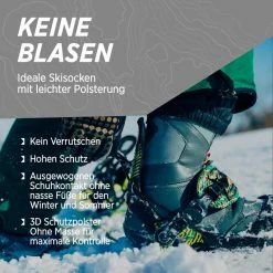 ANDINA OUTDOORS Alpaca Merino Ski Sokken NEVADO Skiing Knie Sokken Met Opvulling Vrouwen Mannen -Regatta shop alpaca merino ski sokken nevado skiing knie sokken met opvulling vrouwen mannen 2