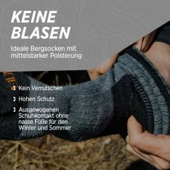 ANDINA OUTDOORS Alpaca Merino Wol Wandelsokken ANDANTE Trekking-sokken, Anti-Blaren, Gedempt 9 ANDINA OUTDOORS Alpaca Merino Wol Wandelsokken ANDANTE Trekking-sokken, Anti-Blaren, Gedempt -Regatta shop alpaca merino wol wandelsokken andante trekking sokken anti blaren gedempt 2