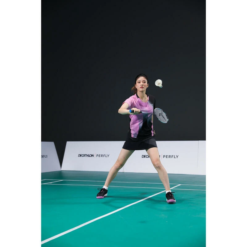 PERFLY Badmintonschoenen Voor Dames BS 590 Max Comfort Zwart 21 PERFLY Badmintonschoenen Voor Dames BS 590 Max Comfort Zwart - Afbeelding 19