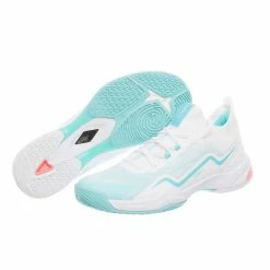 PERFLY Badmintonschoenen Voor Dames BS 900 Ultra Lite Wit Turquoise 36 PERFLY Badmintonschoenen Voor Dames BS 900 Ultra Lite Wit Turquoise -Regatta shop badmintonschoenen voor dames bs 900 ultra lite wit turquoise 10