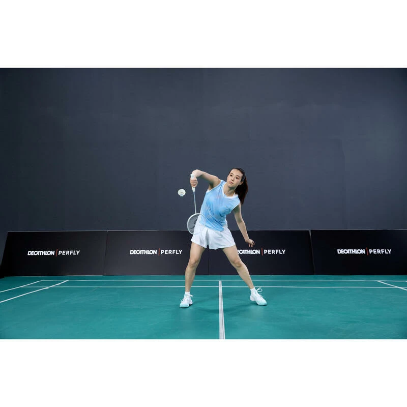 PERFLY Badmintonschoenen Voor Dames BS 900 Ultra Lite Wit Turquoise 24 PERFLY Badmintonschoenen Voor Dames BS 900 Ultra Lite Wit Turquoise - Afbeelding 22