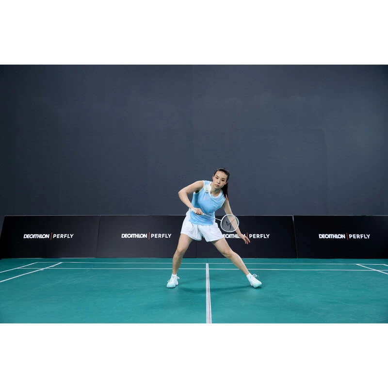 PERFLY Badmintonschoenen Voor Dames BS 900 Ultra Lite Wit Turquoise 25 PERFLY Badmintonschoenen Voor Dames BS 900 Ultra Lite Wit Turquoise - Afbeelding 23