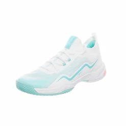 PERFLY Badmintonschoenen Voor Dames BS 900 Ultra Lite Wit Turquoise 32 PERFLY Badmintonschoenen Voor Dames BS 900 Ultra Lite Wit Turquoise -Regatta shop badmintonschoenen voor dames bs 900 ultra lite wit turquoise 6