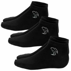 BLACK SNAKE Basic Sneaker Sokken | 3 Paar | Dames En Heren | Zwart