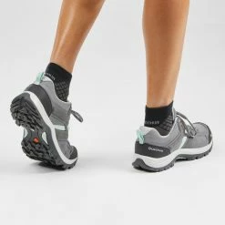 Quechua Bergwandelschoenen Voor Dames MH100 -Regatta shop bergwandelschoenen voor dames mh100 grijsgroen 5