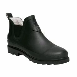 Regatta Dames/dames Harper Enkel Wellingtons Met Imitatiebontvoering (Zwart)