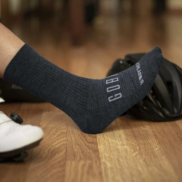 GOBIK Fietssokken Winter Merino Grijs 5 GOBIK Fietssokken Winter Merino Grijs - Afbeelding 3
