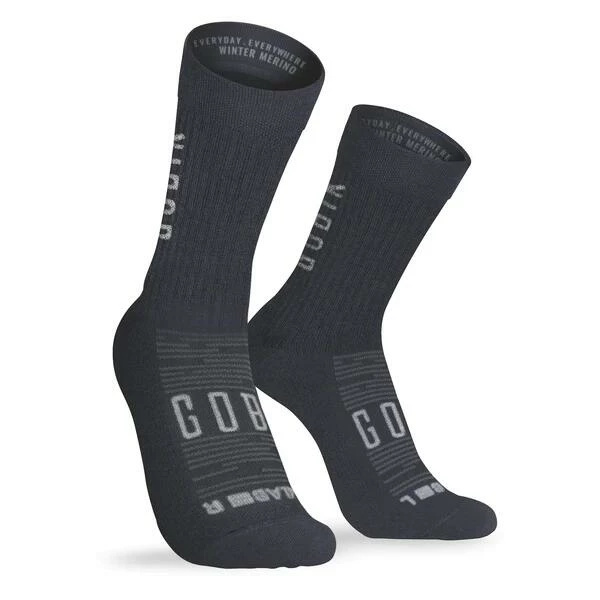 GOBIK Fietssokken Winter Merino Grijs 3 GOBIK Fietssokken Winter Merino Grijs