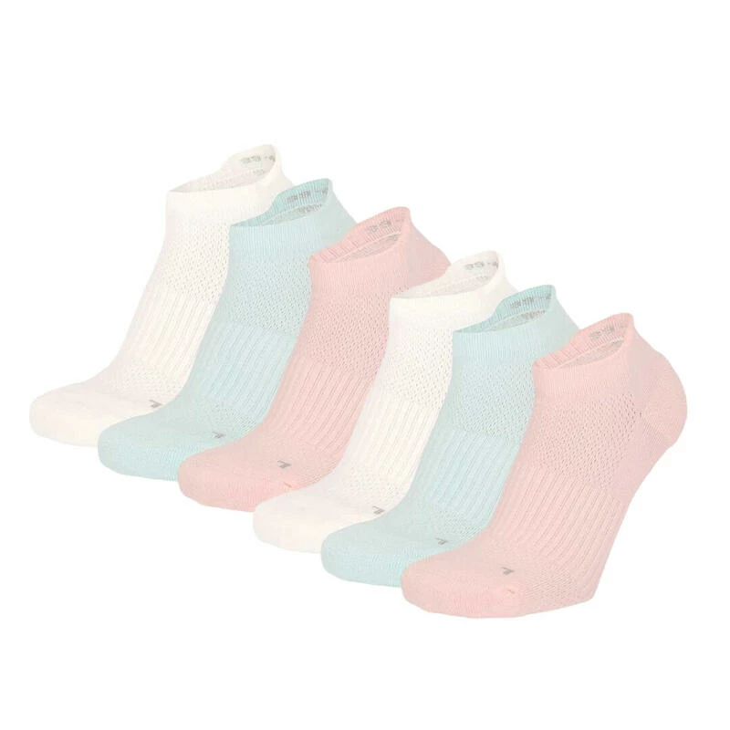 HEAT KEEPER Fitness Multi Pastel Sneaker Sokken 6-pack 3 HEAT KEEPER Fitness Multi Pastel Sneaker Sokken 6-pack