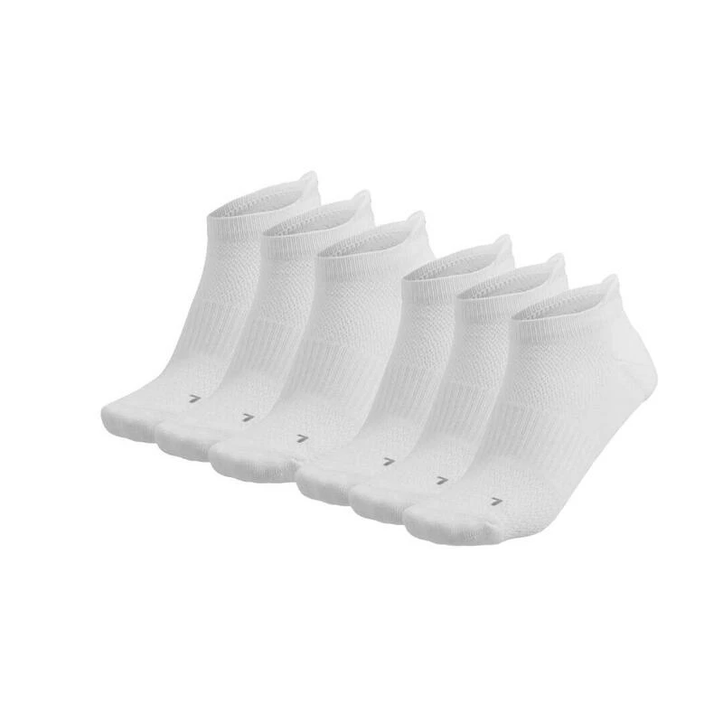 XTREME SOCKSWEAR Fitness Witte Sneaker Sokken (6-Pack) 3 XTREME SOCKSWEAR Fitness Witte Sneaker Sokken (6-Pack)
