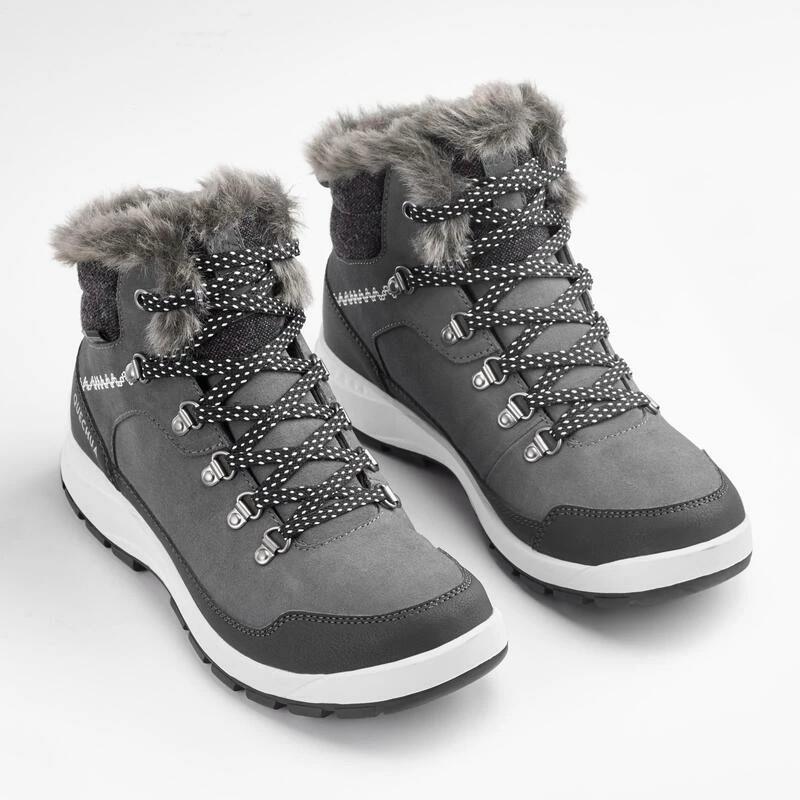 Quechua Warme Waterdichte Wandelschoenen Voor De Sneeuw Dames SH500 X-WARM Mid 4 Quechua Warme Waterdichte Wandelschoenen Voor De Sneeuw Dames SH500 X-WARM Mid - Afbeelding 2