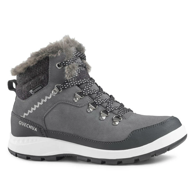 Quechua Warme Waterdichte Wandelschoenen Voor De Sneeuw Dames SH500 X-WARM Mid 3 Quechua Warme Waterdichte Wandelschoenen Voor De Sneeuw Dames SH500 X-WARM Mid