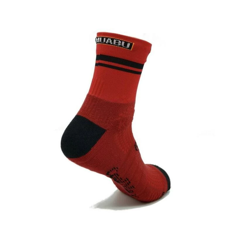 HARDLOOPSOKKEN #COMOUNACABRA Unisex - KAMUABU RODE Kleur - Trailrunning 3 HARDLOOPSOKKEN #COMOUNACABRA Unisex - KAMUABU RODE Kleur - Trailrunning