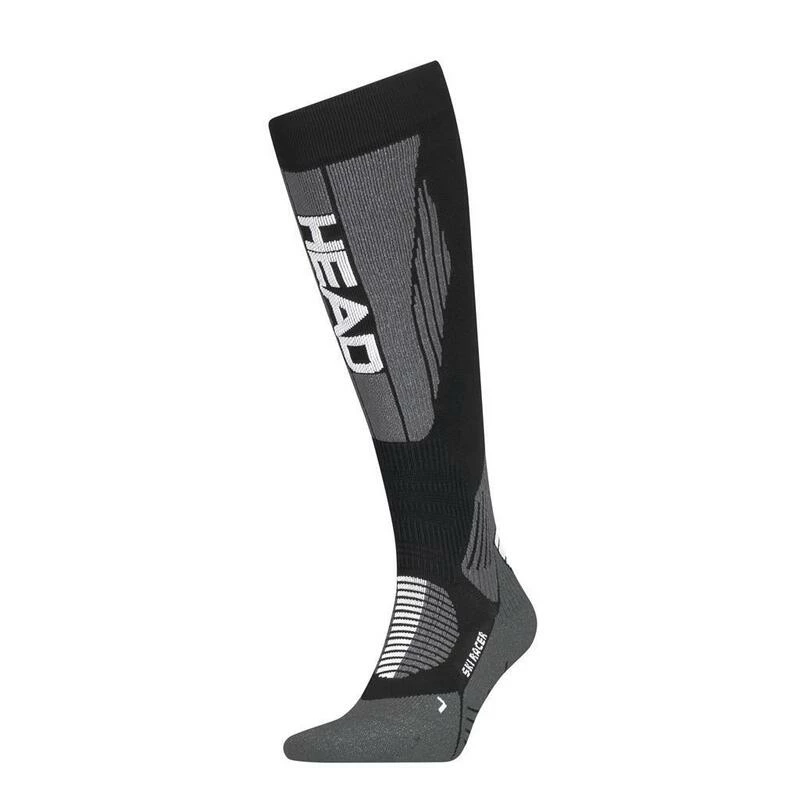 HEAD Skisokken Unisex Racer Kneehigh 4-pack Black/White 4 HEAD Skisokken Unisex Racer Kneehigh 4-pack Black/White - Afbeelding 2