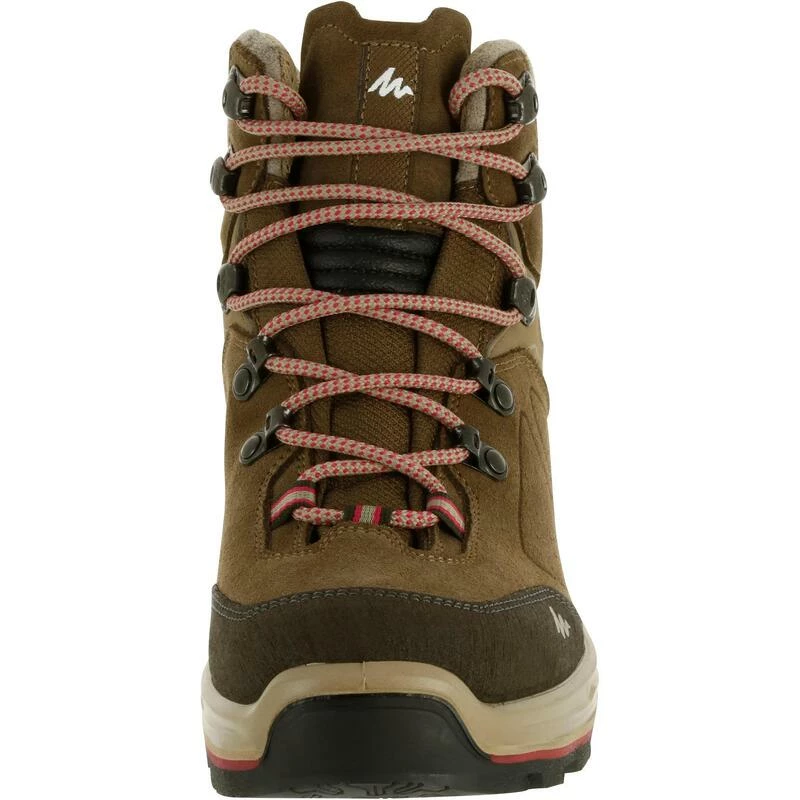 Forclaz Hoge Waterdichte Damesschoenen Crosscontact MT100 Leer 5 Forclaz Hoge Waterdichte Damesschoenen Crosscontact MT100 Leer - Afbeelding 3