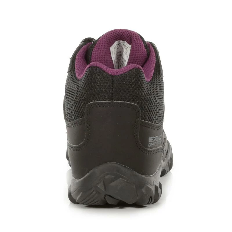 Regatta Lady Edgepoint Dames Hiking Wandelschoenen - Zwart / Paars 6 Regatta Lady Edgepoint Dames Hiking Wandelschoenen - Zwart / Paars - Afbeelding 4