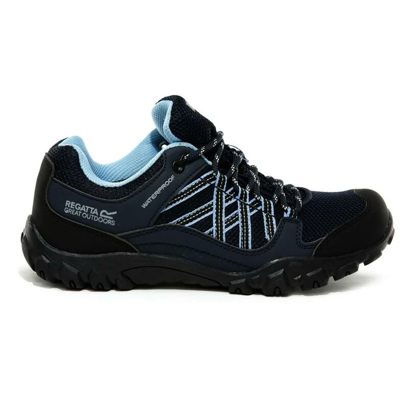 Regatta Lady Edgepoint III Dames Hiking Schoenen - Marineblauw / Lichtblauw 4 Regatta Lady Edgepoint III Dames Hiking Schoenen - Marineblauw / Lichtblauw - Afbeelding 2