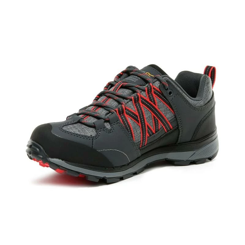 Regatta Lady Samaris II Dames Hiking Schoenen - Grijs / Rood 5 Regatta Lady Samaris II Dames Hiking Schoenen - Grijs / Rood - Afbeelding 3