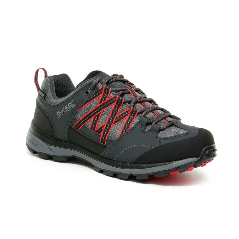 Regatta Lady Samaris II Dames Hiking Schoenen - Grijs / Rood 3 Regatta Lady Samaris II Dames Hiking Schoenen - Grijs / Rood