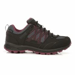 Regatta Lady Samaris II Dames Hiking Schoenen - Zwart / Paars -Regatta shop lady samaris ii dames hiking schoenen zwart paars 1
