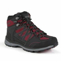 Regatta Lady Samaris II Dames Hiking Wandelschoenen - Donkergrijs / Roze