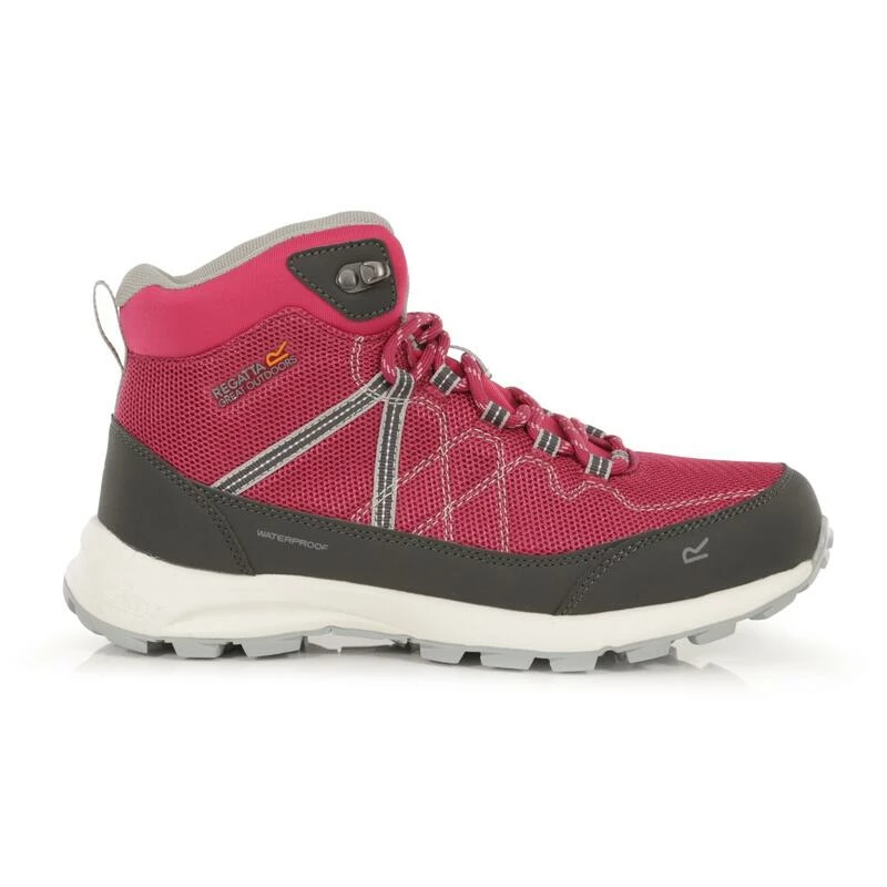 Regatta Lady Samaris Lite Dames Hiking Wandelschoenen - Donkerroze / Grijs 4 Regatta Lady Samaris Lite Dames Hiking Wandelschoenen - Donkerroze / Grijs - Afbeelding 2