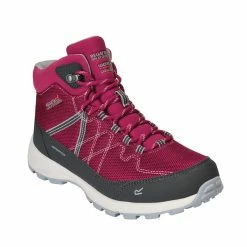 Regatta Lady Samaris Lite Dames Hiking Wandelschoenen - Donkerroze / Grijs