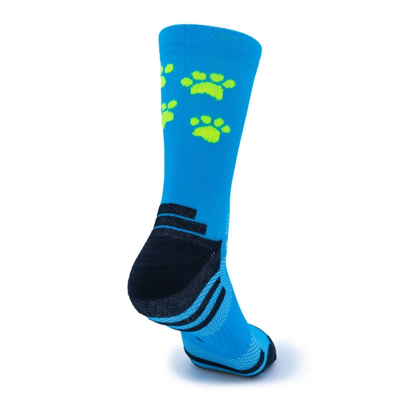 LOOPSOKKEN #PAWS Unisex - KAMUABU TURQUOISE Kleur 23CM 1 Draad 3 LOOPSOKKEN #PAWS Unisex - KAMUABU TURQUOISE Kleur 23CM 1 Draad