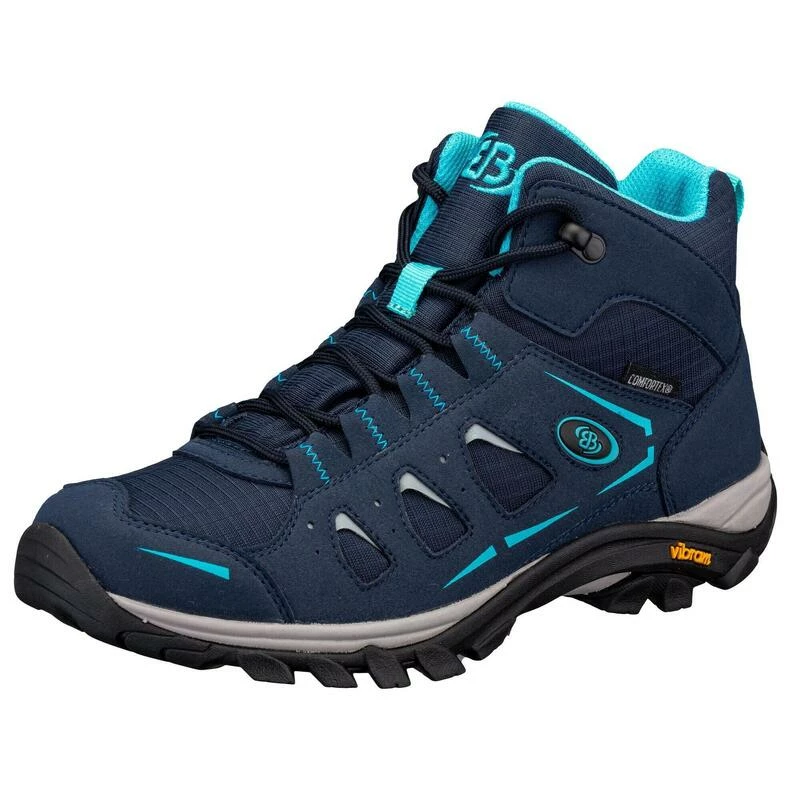 Brütting Multifunctionele Schoen Blauw Waterproof Dames Mount Frakes High 3 Brütting Multifunctionele Schoen Blauw Waterproof Dames Mount Frakes High