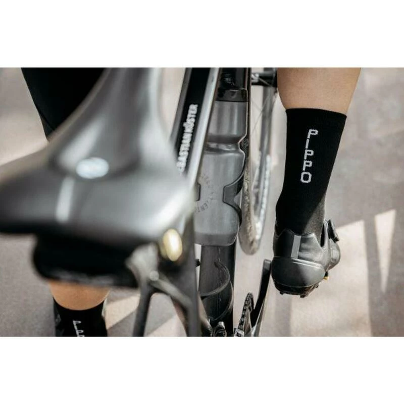 PIPPO Amsterdam Klassieke Fietssokken Unisex Zwart 5 PIPPO Amsterdam Klassieke Fietssokken Unisex Zwart - Afbeelding 3