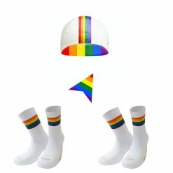 PIPPO Amsterdam Sokken Unisex Pride 2 Stuks & Racefiets Pet