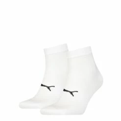 Puma Sport Quartersokken Light 2-pack Wit