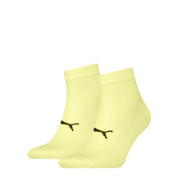 Puma Sport Quartersokken Light 6-pack Geel 4 Puma Sport Quartersokken Light 6-pack Geel - Afbeelding 2