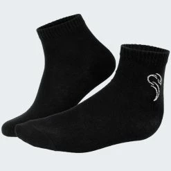Alternative view of BLACK SNAKE Quarter Sneaker Sokken | 3 Paar | Dames En Heren | Zwart