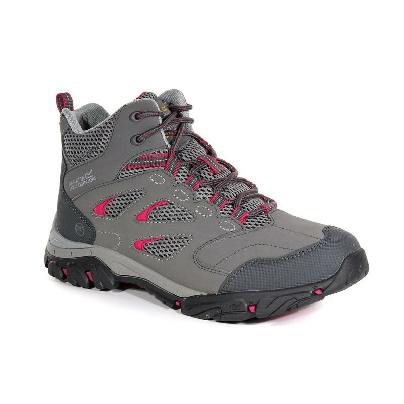 Regatta Holcombe IEP Mid Wandelschoenen Vrouwen Grijs 3 Regatta Holcombe IEP Mid Wandelschoenen Vrouwen Grijs