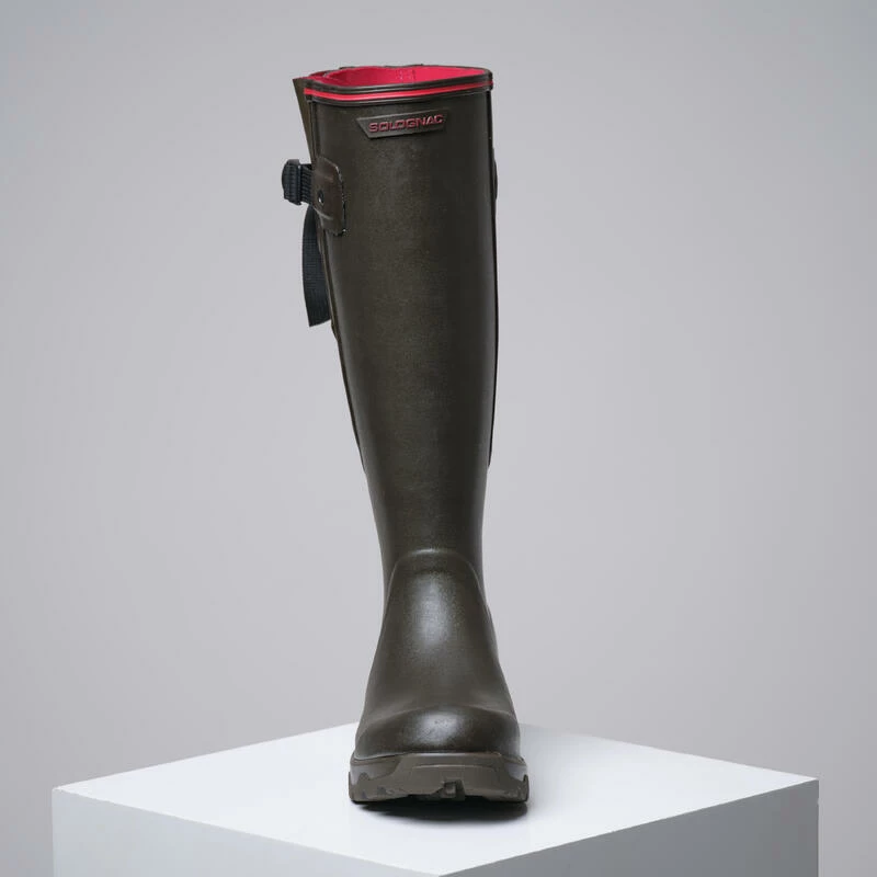 SOLOGNAC Stevige Rubberlaarzen Voor De Jacht Dames 520 4 SOLOGNAC Stevige Rubberlaarzen Voor De Jacht Dames 520 - Afbeelding 2