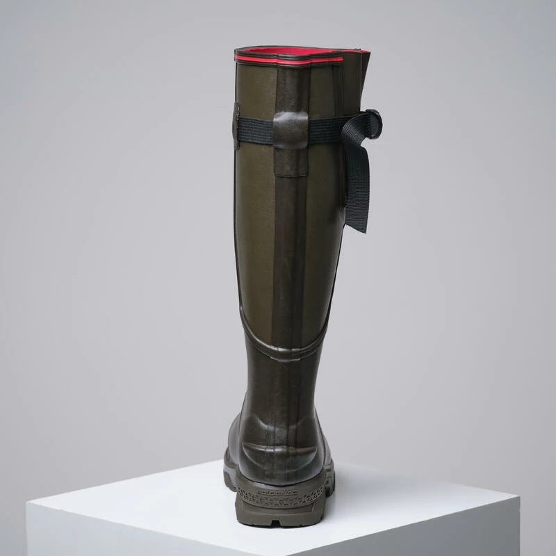 SOLOGNAC Stevige Rubberlaarzen Voor De Jacht Dames 520 5 SOLOGNAC Stevige Rubberlaarzen Voor De Jacht Dames 520 - Afbeelding 3