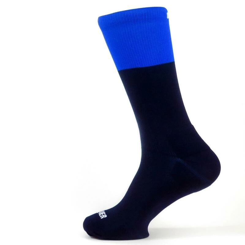 MOOQUER Unisex Compressiekousen Met Versterkte Bitone Sea Stan Blauw 3 MOOQUER Unisex Compressiekousen Met Versterkte Bitone Sea Stan Blauw