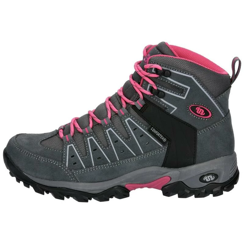 Brütting Wandelschoenen Grijs Waterproof Dames Mount Pinos High 4 Brütting Wandelschoenen Grijs Waterproof Dames Mount Pinos High - Afbeelding 2