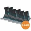 Head Wandelsokken Hiking Quarter Sokken 6-pack Unisex Grey/blue -Regatta shop wandelsokken hiking quarter sokken 6 pack unisex greyblue