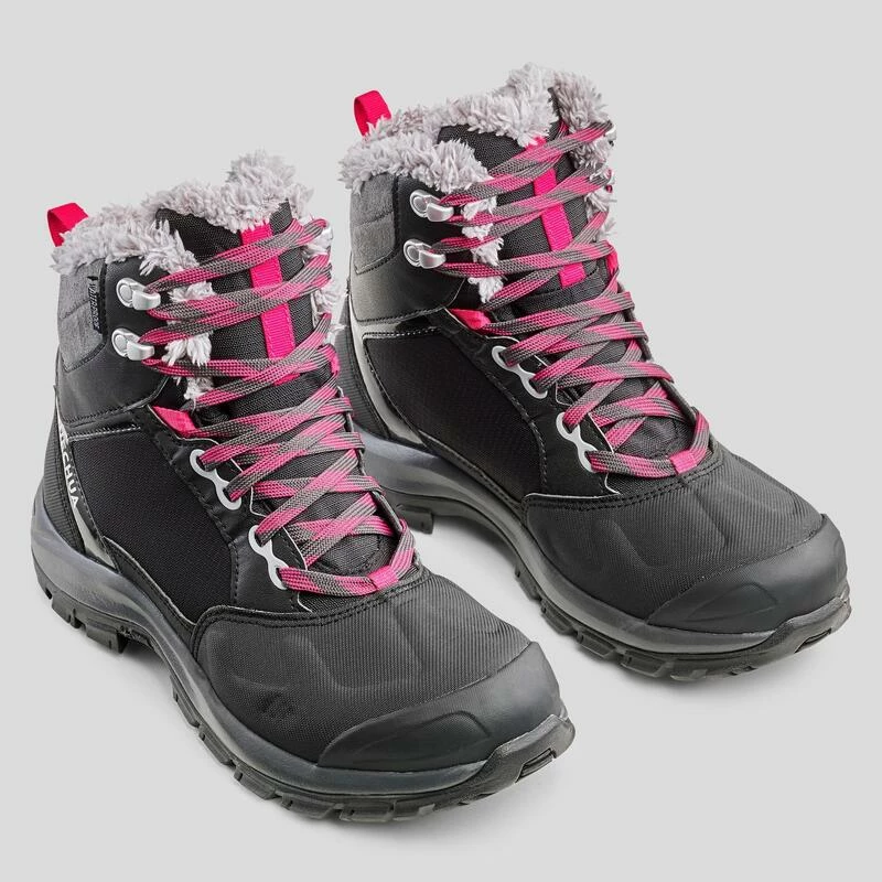 Quechua Warme Waterdichte Wandelschoenen Dames SH500 WARM Mid 4 Quechua Warme Waterdichte Wandelschoenen Dames SH500 WARM Mid - Afbeelding 2