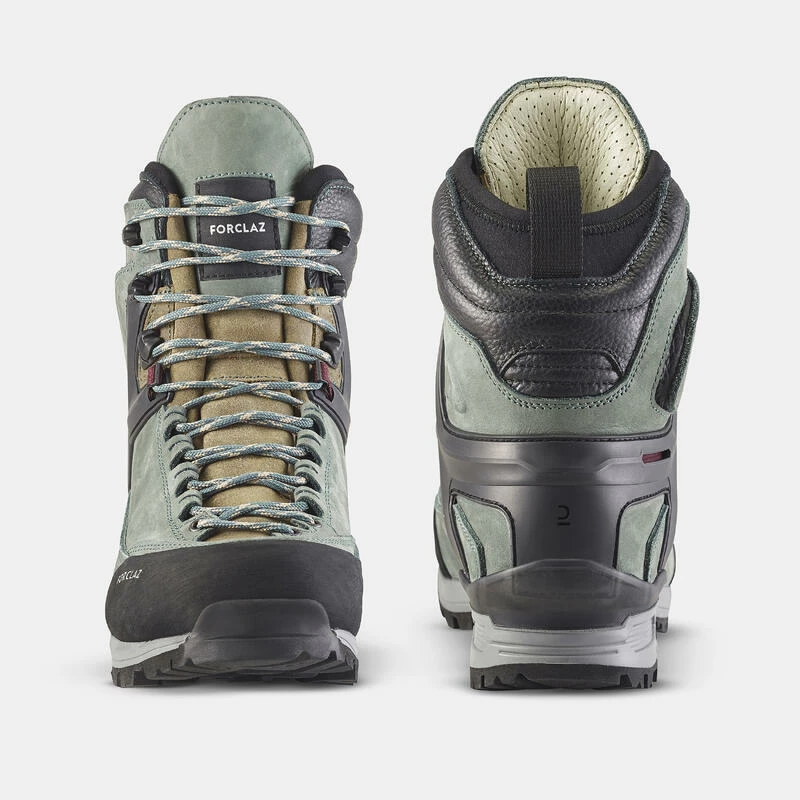 Forclaz Waterdichte Hoge Schoenen Voor Dames MT500 ULTRA Leer Vibram 4 Forclaz Waterdichte Hoge Schoenen Voor Dames MT500 ULTRA Leer Vibram - Afbeelding 2