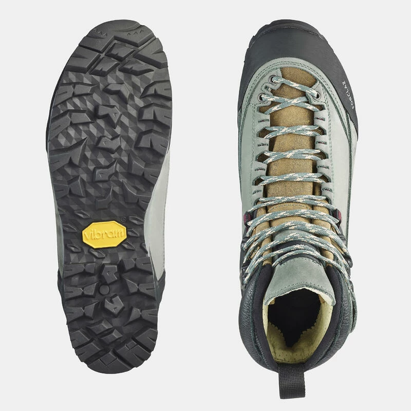 Forclaz Waterdichte Hoge Schoenen Voor Dames MT500 ULTRA Leer Vibram 7 Forclaz Waterdichte Hoge Schoenen Voor Dames MT500 ULTRA Leer Vibram - Afbeelding 5
