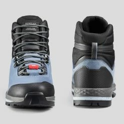 Forclaz Waterdichte Hoge Trekkingschoenen Voor Dames MT100 Wide Leer Crosscontact -Regatta shop waterdichte hoge trekkingschoenen voor dames mt100 wide leer crosscontact 4