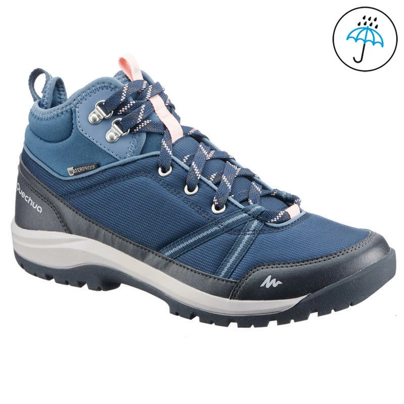 Quechua Waterdichte Wandelschoenen Voor Dames NH150 Mid WP 3 Quechua Waterdichte Wandelschoenen Voor Dames NH150 Mid WP