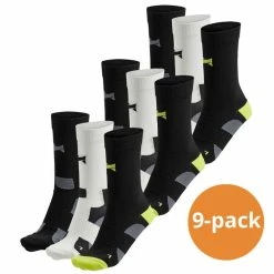 XTREME SOCKSWEAR Xtreme Fietssokken Crew 9-pack Multi Black