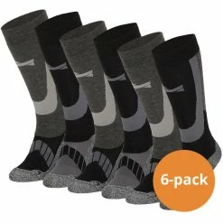 XTREME SOCKSWEAR Xtreme Skisokken Unisex 6-paar Multi Black
