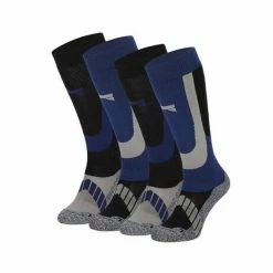 Xtreme Unisex Ski Sokken Blauw (4-PACK)
