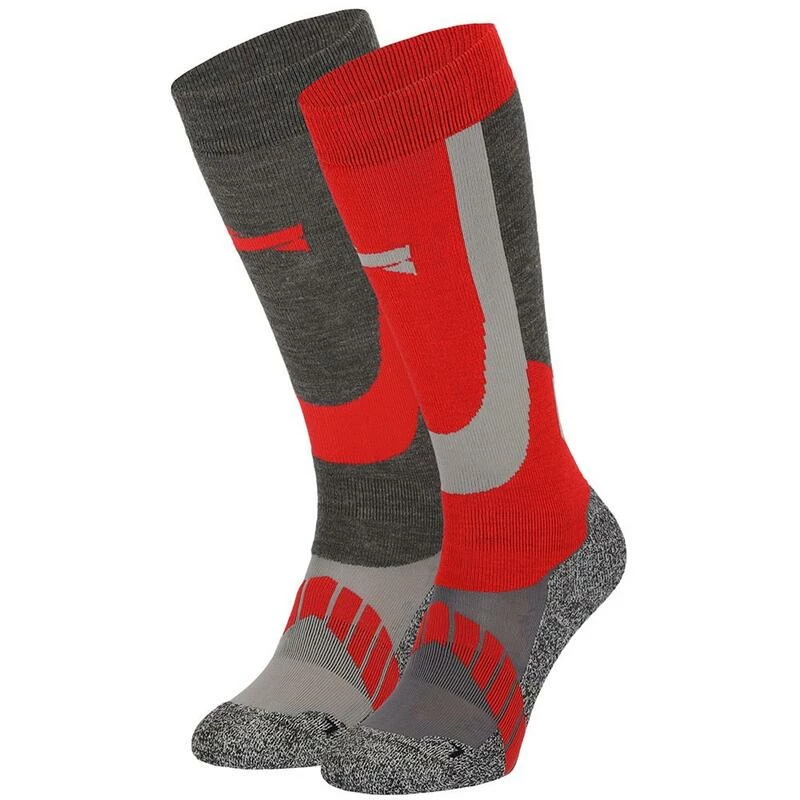 Xtreme Unisex Ski Sokken Rood (4-PACK) 4 Xtreme Unisex Ski Sokken Rood (4-PACK) - Afbeelding 2