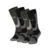 Xtreme Unisex Ski Sokken Zwart (4-PACK)